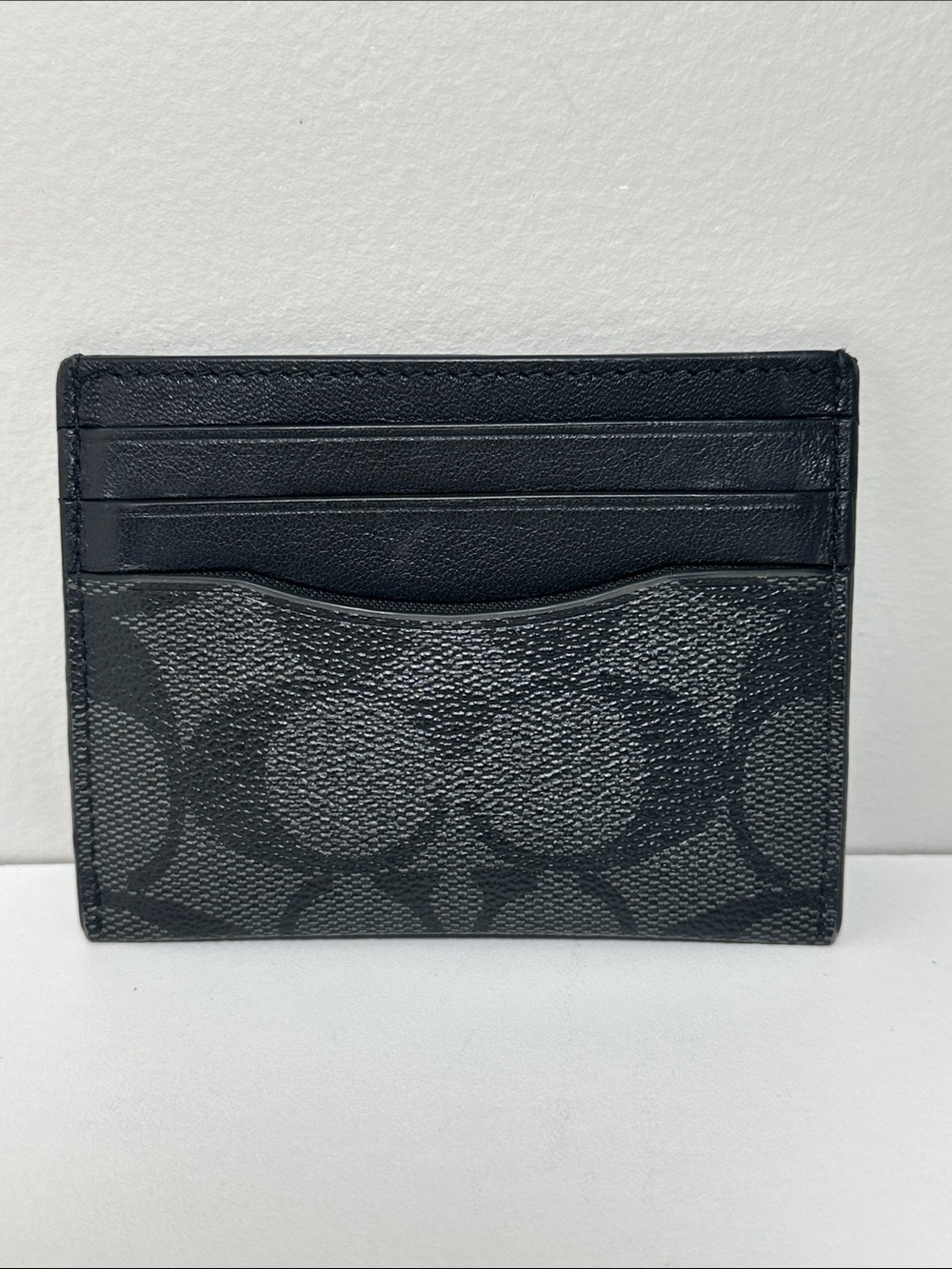 Mens Coach Card Case Holder Signature Wallet